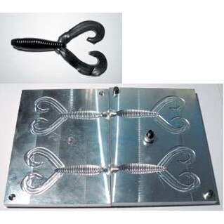 LureCraft Grub Aluminum Molds LureCraft Grub Aluminum Molds